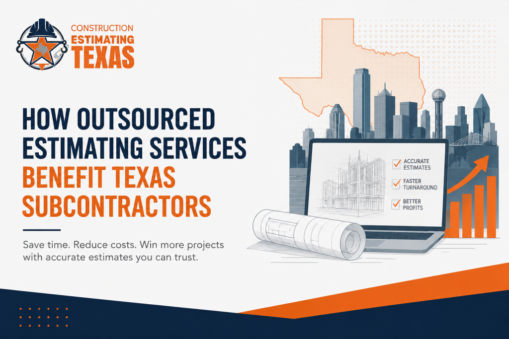 How Outsourced Estimating Services Benefit Texas Subcontractors