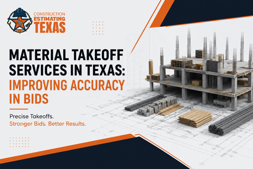 Material Takeoff Services in Texas: Improving Accuracy in Bids