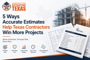 5 Ways Accurate Estimates Help Texas Contractors Win More Projects